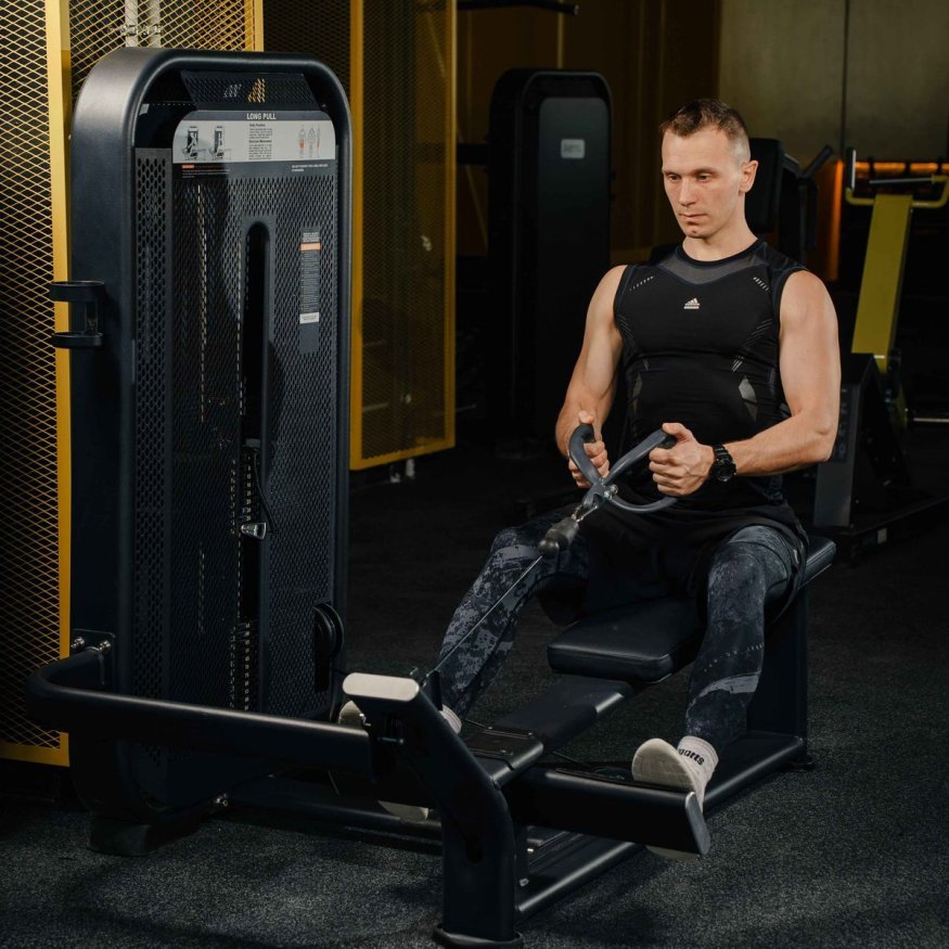 E7033 Гребная тяга. Горизонтальный блок. Стек 110 кг