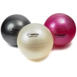 Гимнастический мяч TOGU My Ball Soft 55 см красный перламатровый