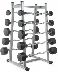 Штанга неразборная обрезиненная 40 кг. Прямой гриф. VictoryFit VF-DX4400