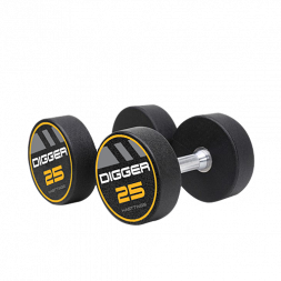 Комплект полиуретановых гантелей 10 пар от 2,5 до 25 кг Hasttings Digger HD51D4C-2,5-25