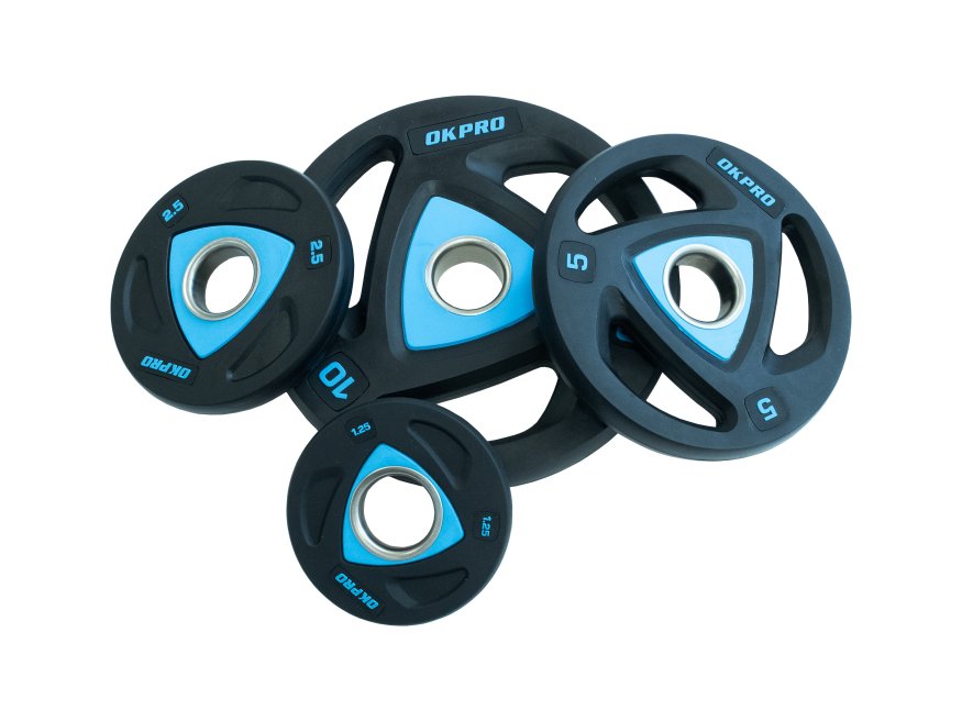 Диск олимпийский полиуретановый 5 кг OKPRO