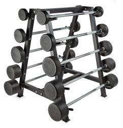 Штанга неразборная обрезиненная 30 кг. Прямой гриф. VictoryFit VF-DX4300