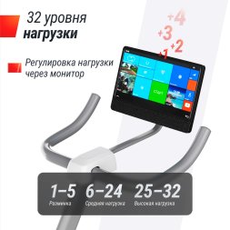 Велотренажер UNIX Fit MV-500T (15,6 TFT&#039;) Wood