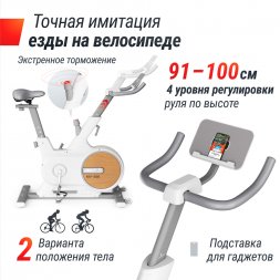 Велотренажер UNIX Fit MV-500 Wood