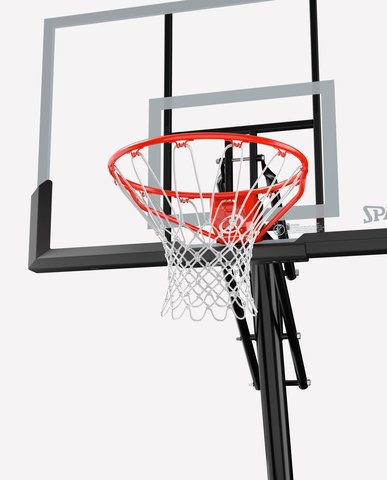 Баскетбольная стойка мобильная, акрил Spalding 54’ Gold Portable, арт 6A1746CN_Eur