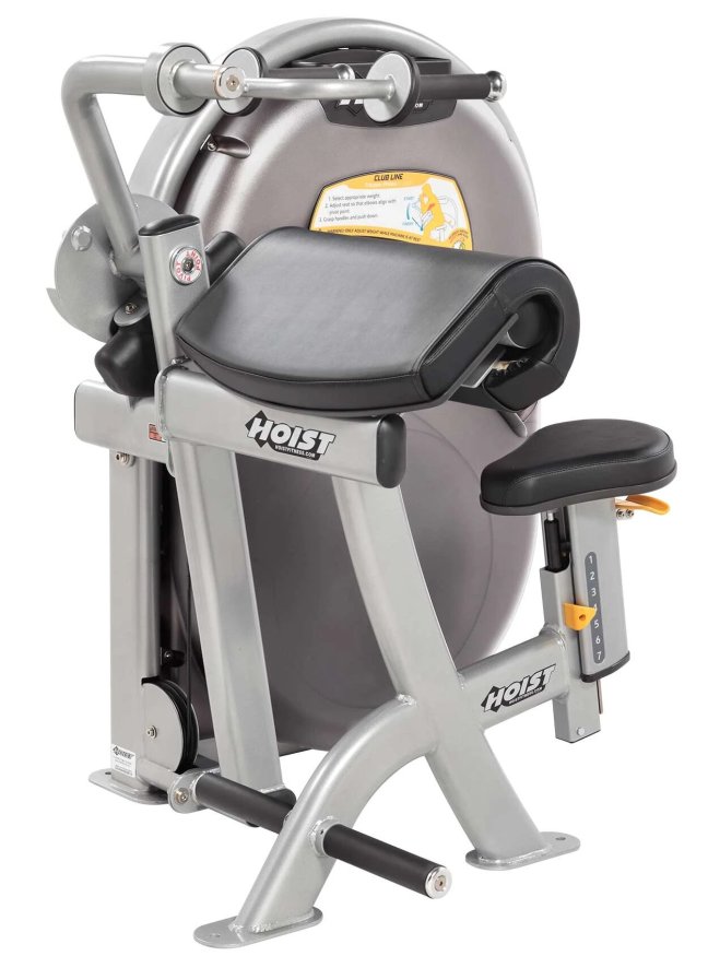 Трицепс сидя HOIST CL-3103 матовый черный/черный