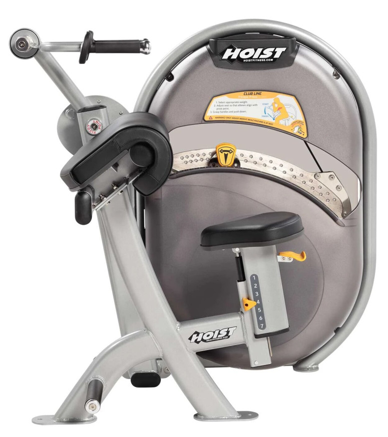 Трицепс сидя HOIST CL-3103 матовый черный/черный