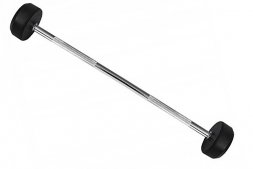 Комплект прямых фиксированных обрезиненных штанг 5 шт от 10 до 20кг