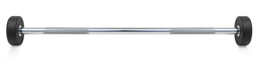 Штанга неразборная обрезиненная 7,5 кг. Прямой гриф. VictoryFit VF-DX4075