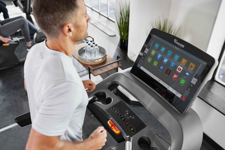 Vision. Беговая дорожка.Консоль - сенсорный экран диагональю 22 дюйма. Модель T600E-02