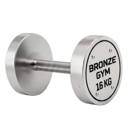 Набор стальных гантелей Bronze Gym 32–50 кг, 10 пар, шаг 2 кг