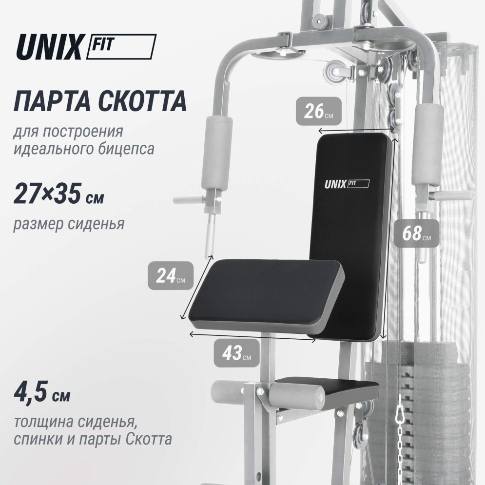 Мультистанция Unix Fit BLOCK 50