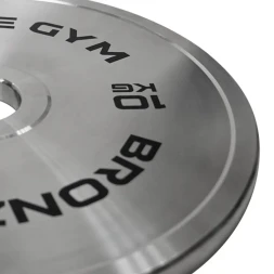Диск олимпийский BRONZE GYM стальной 10 кг