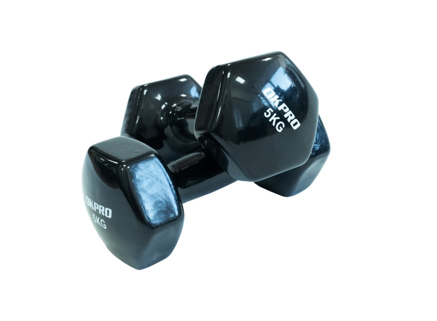 Гантель виниловая 5 кг для групповых программ