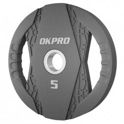 Диск олимпийский обрезиненный 15 кг OKPRO