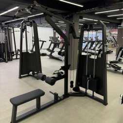 A2085 Тяга сверху. Гребная тяга. Стек 100 кг