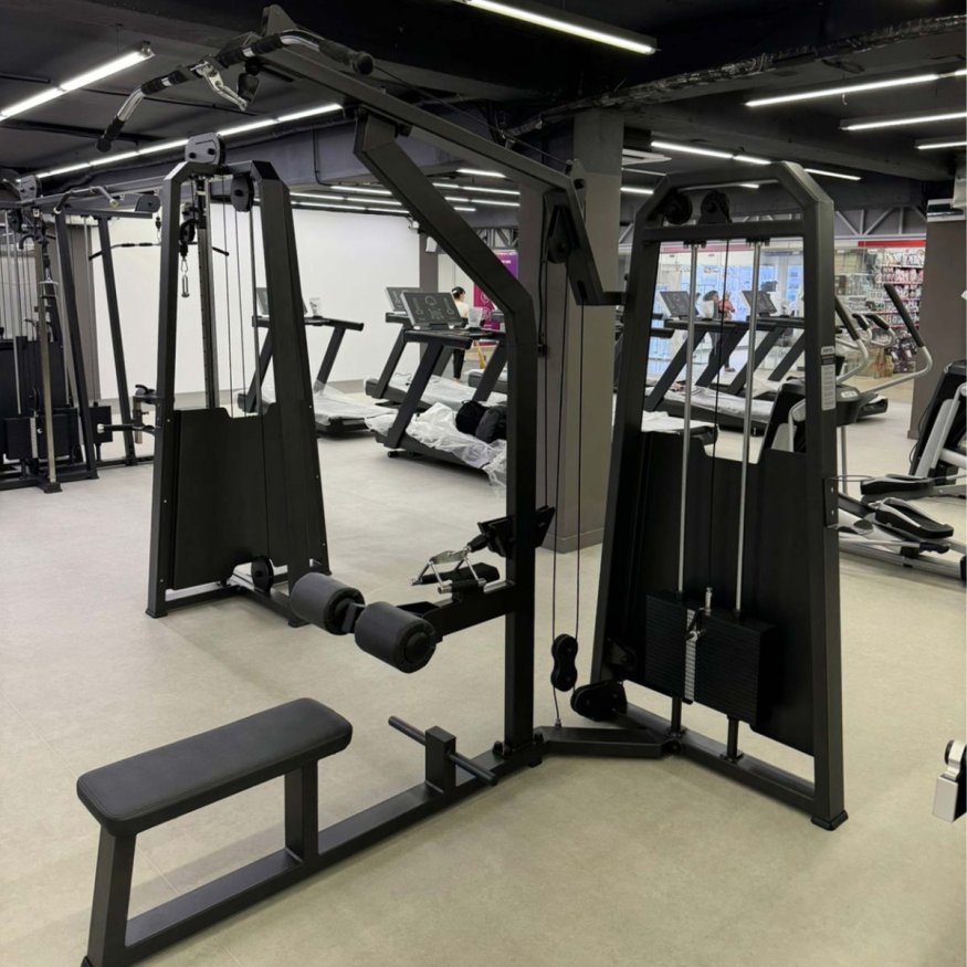 A2085 Тяга сверху. Гребная тяга. Стек 100 кг