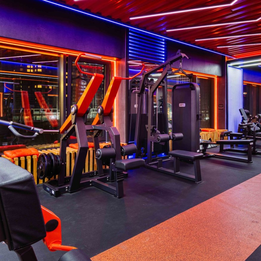 A2085 Тяга сверху. Гребная тяга. Стек 100 кг