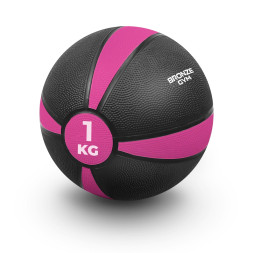 Медбол резиновый BRONZE GYM, 1 кг
