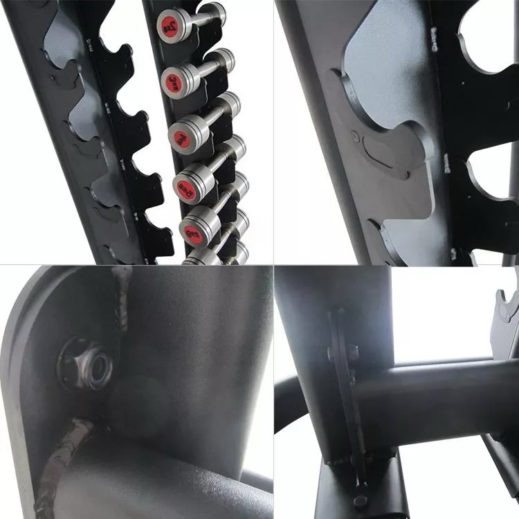 Стойка под гантели вертикальная на 10 пар гантелей от 1 до 10 кг