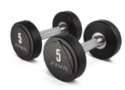  Matrix Fitness Набор гантелей с уретановым покрытием от 1 до 10 кг., шаг 1 кг., 10 пар