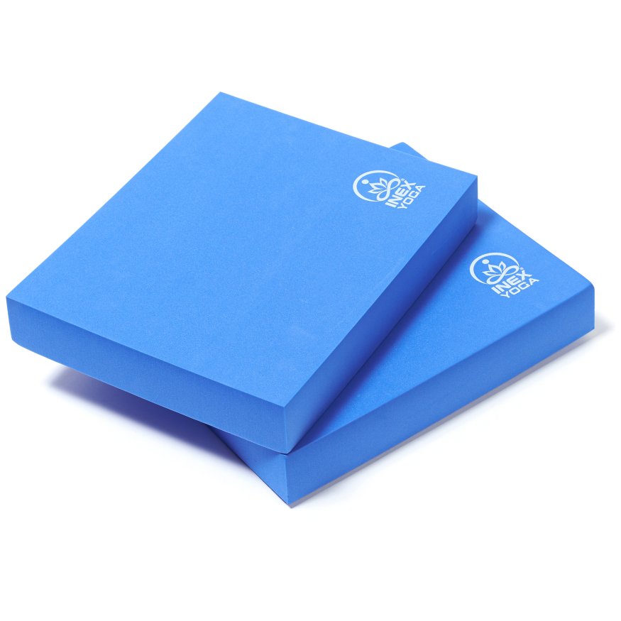Платформы для стойки на плечах INEX YOGA Shoulderstand EVA Foam Blocks 30,5 x 25 x 5 см, синий