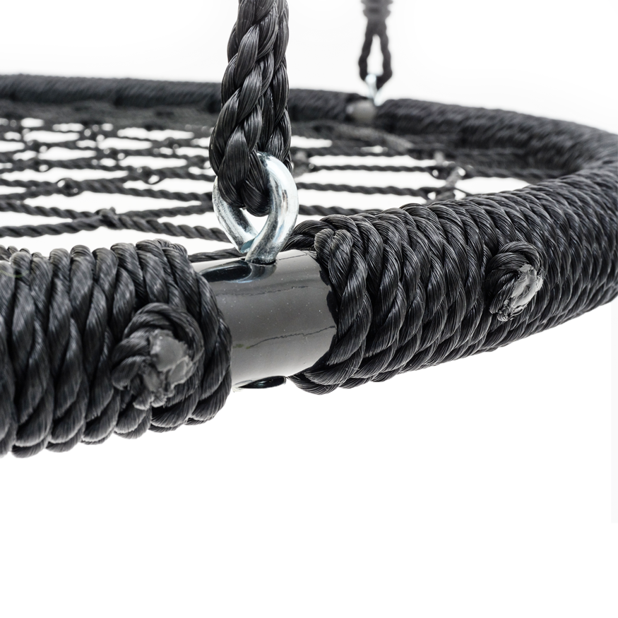 Качели-гнездо подвесные UNIX Line Black 100