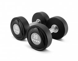  Matrix Fitness Набор гантелей с уретановым покрытием от 12 до 30 кг., шаг 2 кг. (10 пар)