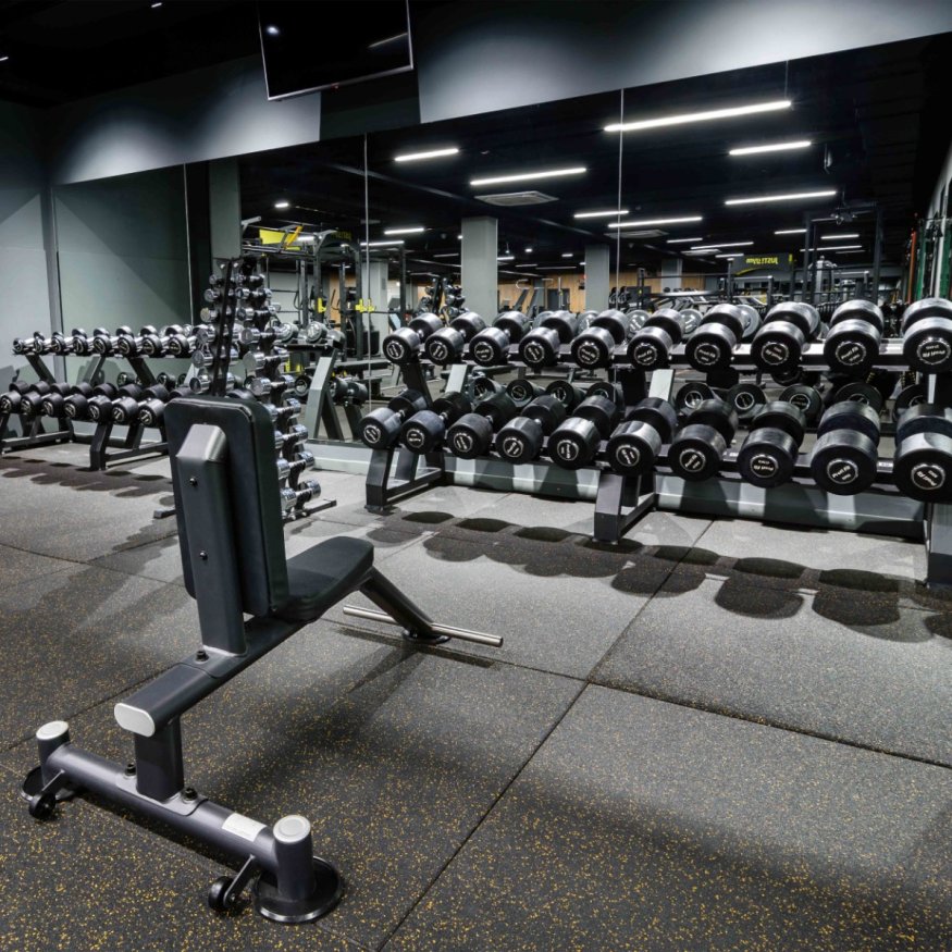 Гантельный ряд PROFESSIONAL (шаг 2,5 кг, 10 пар) PROFI-FIT 2,5-25 кг