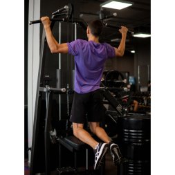 A2009 Турник, брусья с противовесом. Стек 100 кг