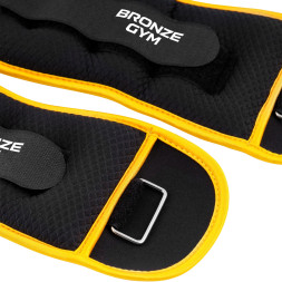 Утяжелители для ног и рук BRONZE GYM, 1кг (0.5кг х 2), пара