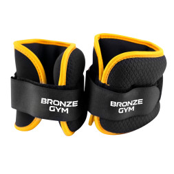 Утяжелители для ног и рук BRONZE GYM, 1кг (0.5кг х 2), пара