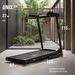 Беговая дорожка UNIX Fit Hi-tech S1 черный