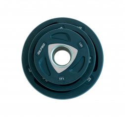 Диск олимпийский полиуретановый 5 кг OKPRO серый лого