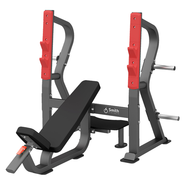 Олимпийская скамья с положительным наклоном для жима Smith DH027