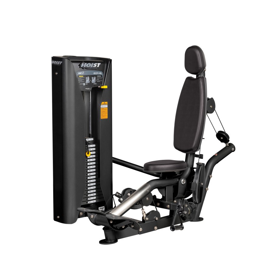 Бицепс сидя HOIST ROC-IT RS-1102 матовый черный