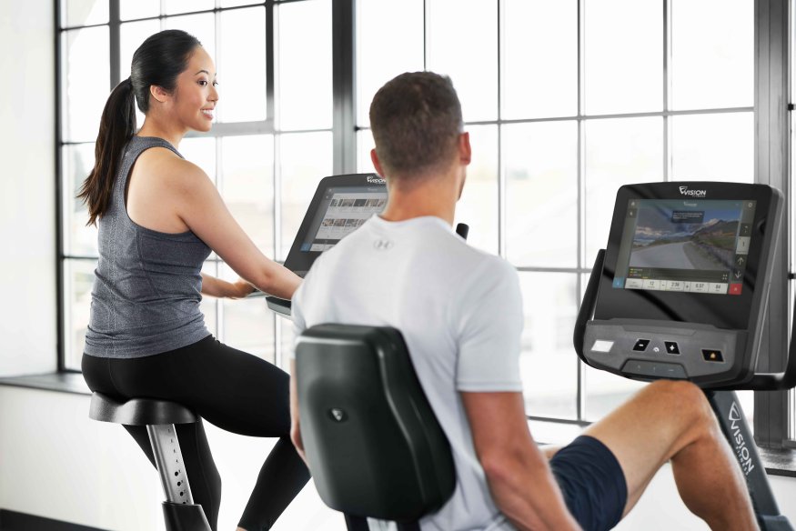 Вертикальный велотренажер Vision U600E