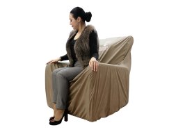 Чехол на кресло FUJIMO PROTECT-C M Стандарт Капучино