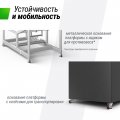 Баскетбольная стойка UNIX Line B-Stand-TG PRO 72&amp;quot;x42&amp;quot; R45 H120-305 см