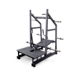 Приседания с поясом (колодец) на свободных весах Protrain HCRD-3600