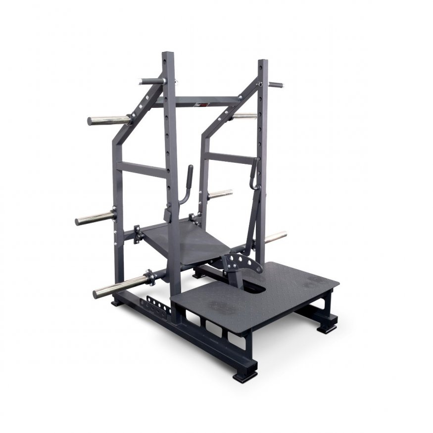 Приседания с поясом (колодец) на свободных весах Protrain HCRD-3600