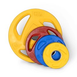 Диск обрезиненный олимпийский Protrain COP-1,25 (д=50 мм)