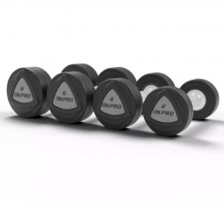 Набор полиуретановых гантелей от 32 до 40 кг (шаг 2 кг) OKPRO