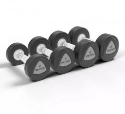 Набор полиуретановых гантелей от 32 до 40 кг (шаг 2 кг) OKPRO