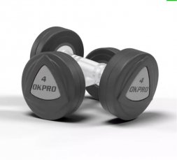 Набор полиуретановых гантелей от 32 до 40 кг (шаг 2 кг) OKPRO