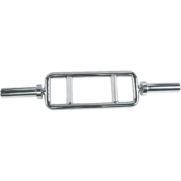 BRONZE GYM BG-PA-BR-P001 Гриф олимпийский с параллельным хватом с замками (хром, 860*50 мм)