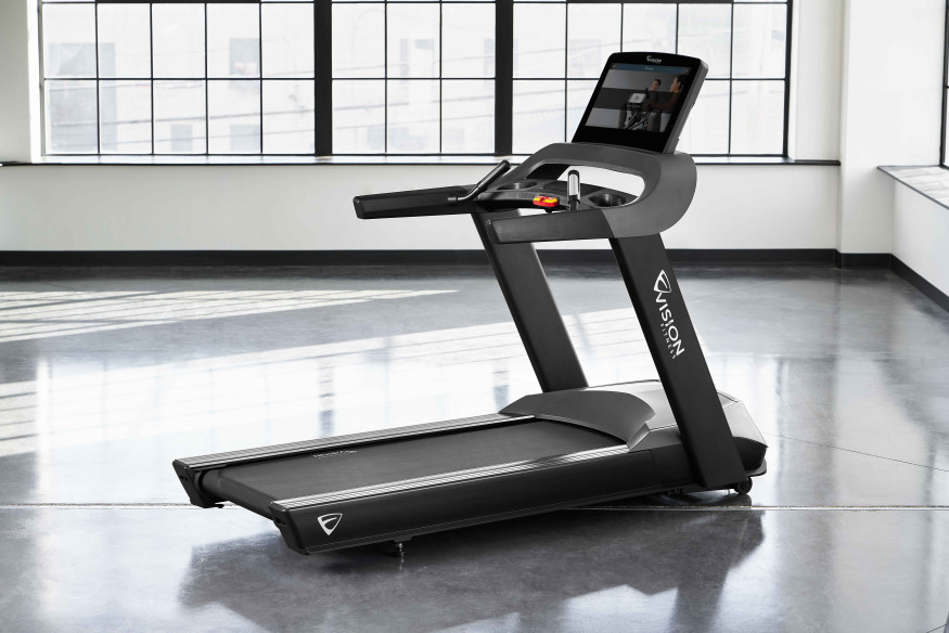 Vision. Беговая дорожка. Консоль - сенсорный экран диагональю 22 дюйма. Модель T600E-02.