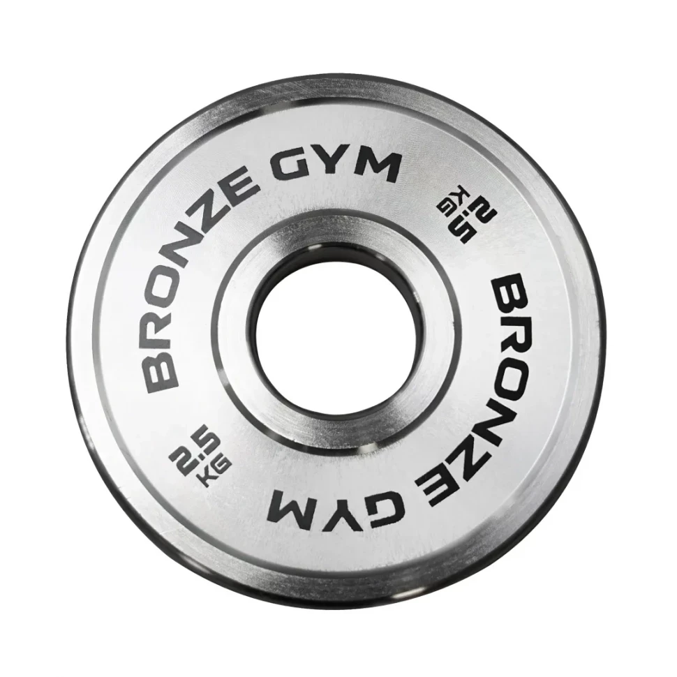 Набор олимпийских дисков 51 мм BRONZE GYM 2,5-25 кг (155 кг) сталь
