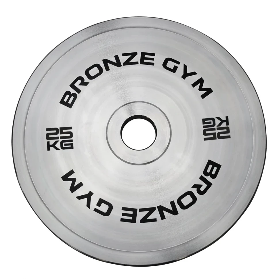 Набор олимпийских дисков 51 мм BRONZE GYM 2,5-25 кг (155 кг) сталь