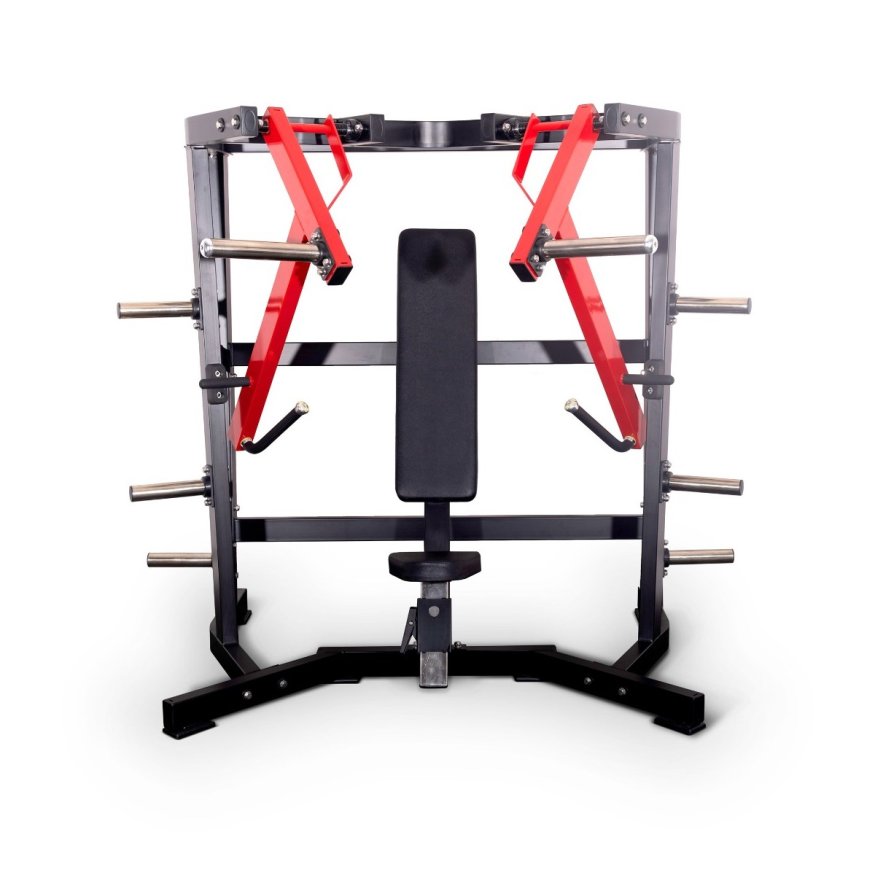 Широкий грудной жим на свободных весах Protrain PP107 (черно-желтый)